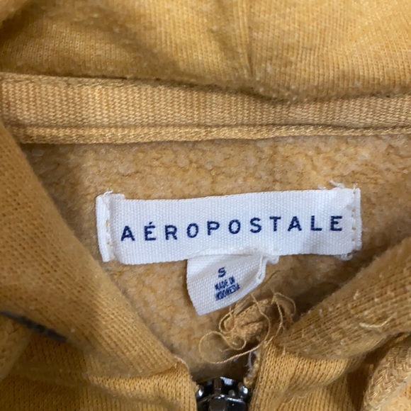 Yellow Aeropostale Zip up hoodie - Picture 4 of 6